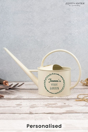 Personalised Wreath Watering Can by Jonny's Sister (P35439) | £39