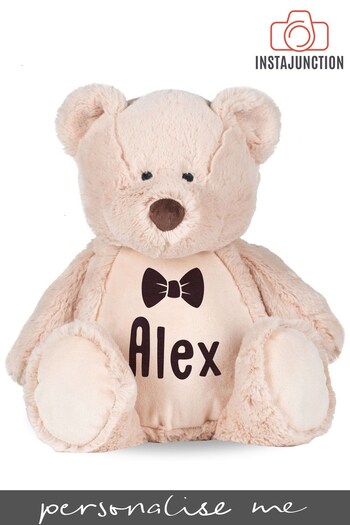 Personalised Teddy Name and Icon Cuddly Toy by Instajunction (P36249) | £25