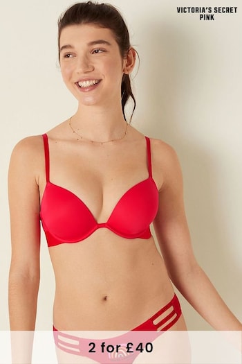 Victoria's Secret PINK Red Pepper Smooth Super Push Up Bra (P36386) | £29