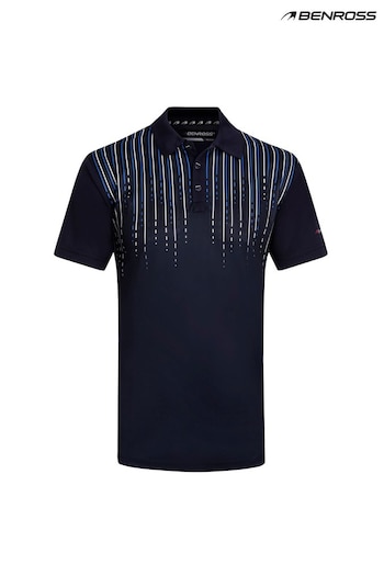 Benross Blue Benross Frequency Polo Shirt Male (P36474) | £25