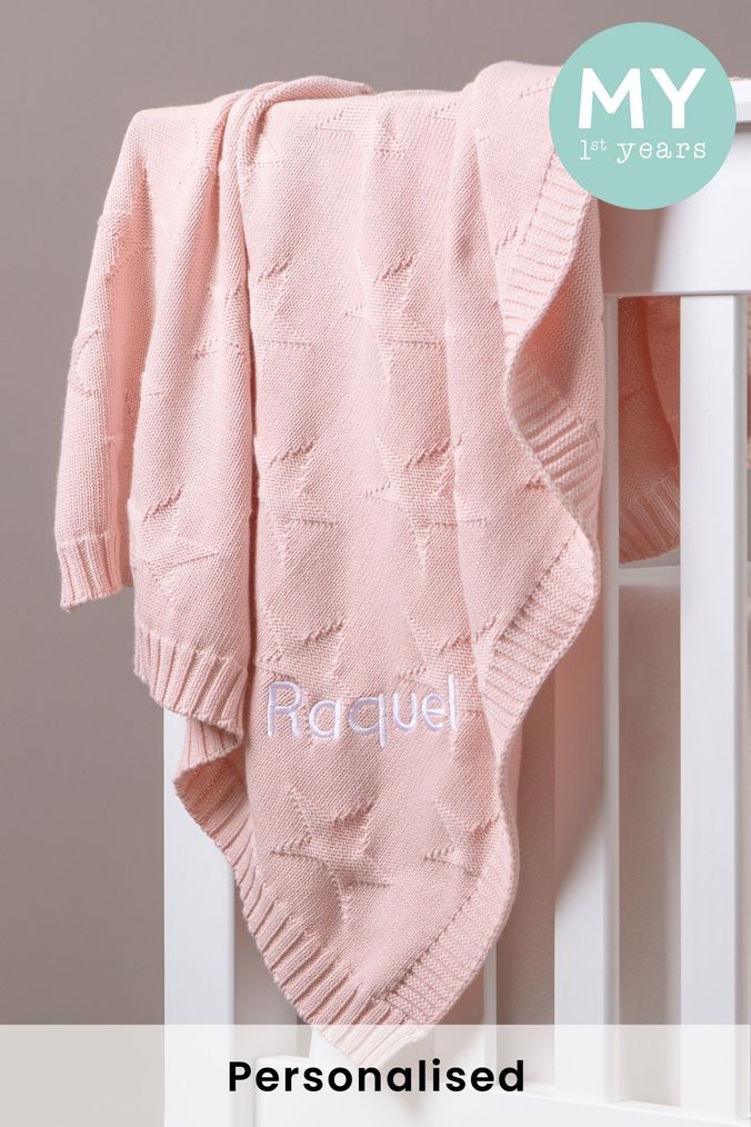 Next personalised baby blanket clearance