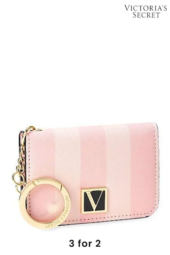 Victoria's Secret Pink Iconic Stripe The Victoria Foldable Card Case (P39796) | £18