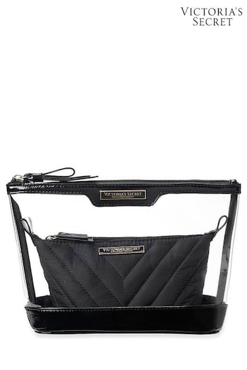 Victoria's Secret Black Lily AM/PM Cosmetic Bag Duo (P39938) | £25