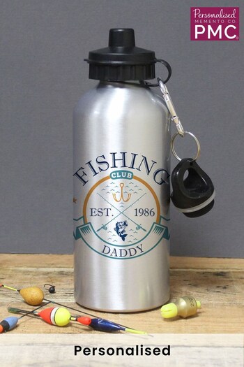 Personalised Fishing Club Sports Bottle by PMC (P40649) | £15