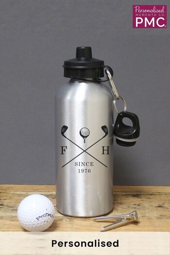 Personalised Golf Clubs Sports Bottle by PMC (P40656) | £15