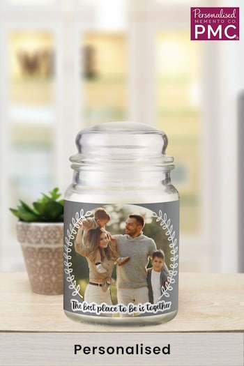 Personalised Better Together Photo Upload Candle Jar by PMC (P40687) | £20