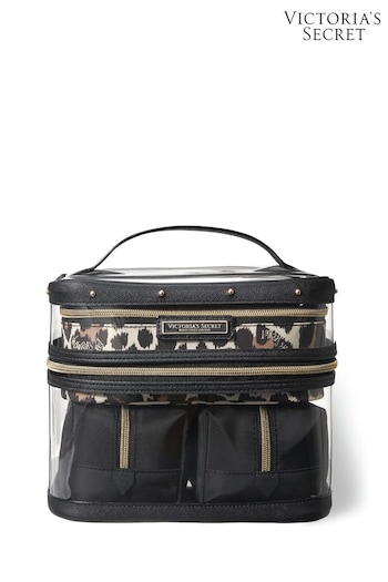 Victoria's Secret Black Leopard 4 in 1 Cosmetic Bag (P42744) | £45