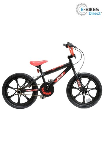 E-Bikes Direct BlackRed XN 3 BMX Bike Boys Freestyle 18 Inch Wheel (P43049) | £180