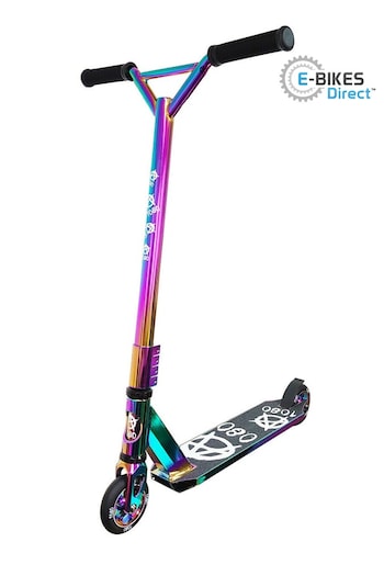 E-Bikes Direct NeoChrome New Limited Edition 1080 XN MID Jet Fuel Push Stunt Scooter (P43085) | £139