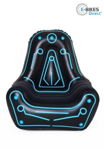 E-Bikes Direct Black Bestway Gaming Chair Inflatable Indoor Armchair (P43087) | £49