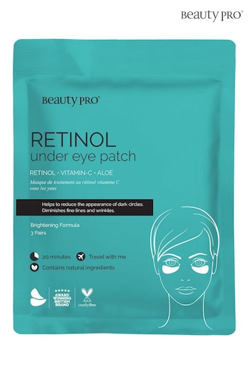 BeautyPro Retinol Under Eye Patches 3 Pack (P43271) | £6