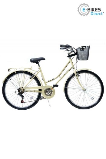 E-Bikes Direct White Aurai Trekker Ladies Heritage Bike 26 6 Speed (P43288) | £260