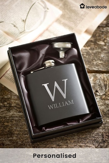 Personalised Hip Flask by Loveabode (P43296) | £15