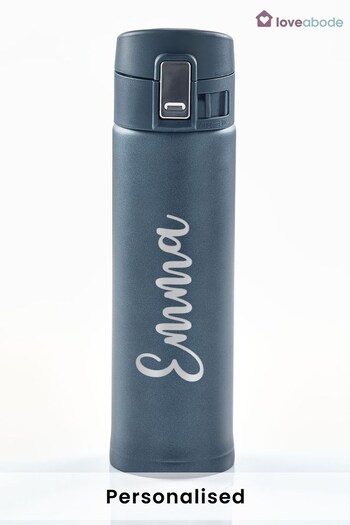 Personalised Travel Flask by Loveabode (P43301) | £20