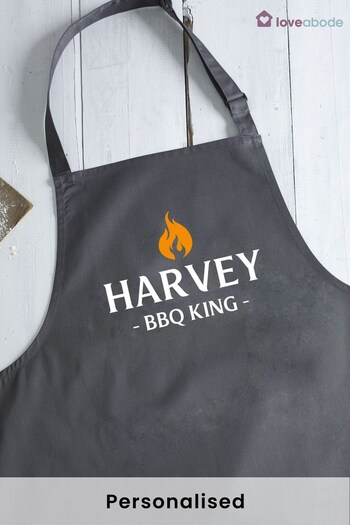 Personalised BBQ Apron by Loveabode (P43322) | £21