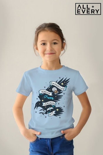 All + Every Sky Blue Harry Potter Eagle Of Ravenclaw Wisdom Learning Wit Kids T-Shirt (P44257) | £19