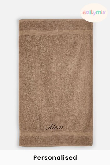 Personalised Hand Towel by Dollymix (P46129) | £14