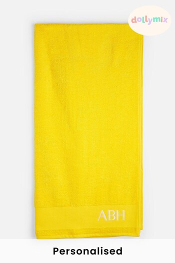 Personalised Bath Towel by Dollymix (P46195) | £26
