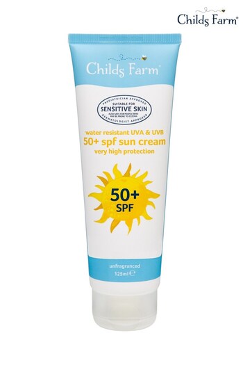 Childs Farm SPF50+ Sun Cream Unfragranced 125ml (P47257) | £12