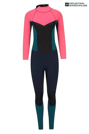 Mountain Warehouse Navy Submerge Womens Full Length 5mm Wetsuit (P47562) | £140