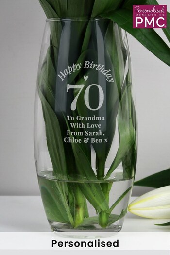 Personalised Happy Birthday Bullet Vase by PMC (P49418) | £20