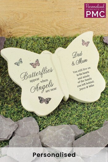 Personalised Butterflies Appear Memorial Printed Resin Butterfly by PMC (P49421) | £27