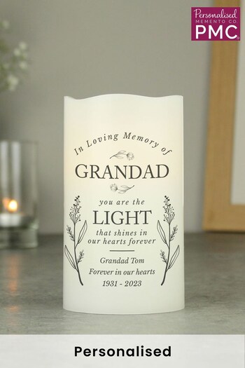 Personalised In Loving Memory LED Candle by PMC (P49812) | £15