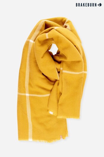 Brakeburn Yellow Blanket Scarf (P50651) | £40