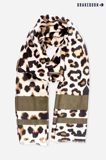 Brakeburn Print Leopard Blanket Scarf (P50652) | £37