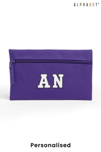 Personalised Pencil Case by Alphabet (P51508) | £12