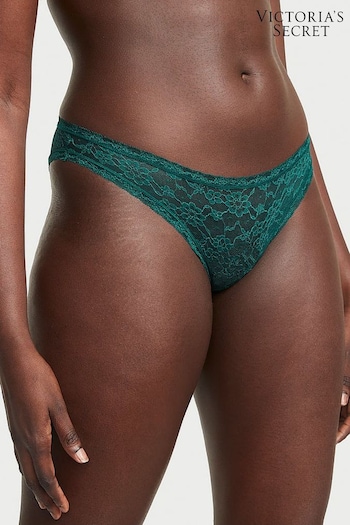 Victoria's Secret Black Ivy Green Bikini Knickers (P55271) | £9