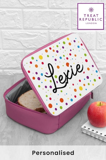 Personalised Cooler Lunch Bag by Treat Republic (P55755) | £30