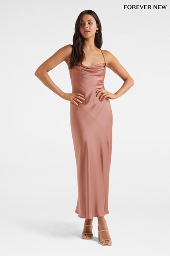 Forever New Pink Blair Back Detail Midi Dress (P56774) | £95