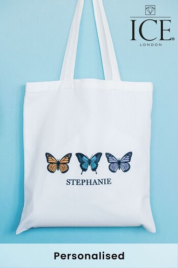 Personalised Butterfly Tote Bag by Ice London (P57164) | £12