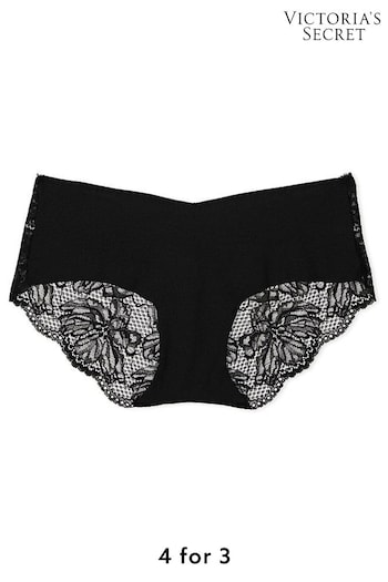 Victoria's Secret Black Fleur Noir Hipster Knickers (P57380) | £9