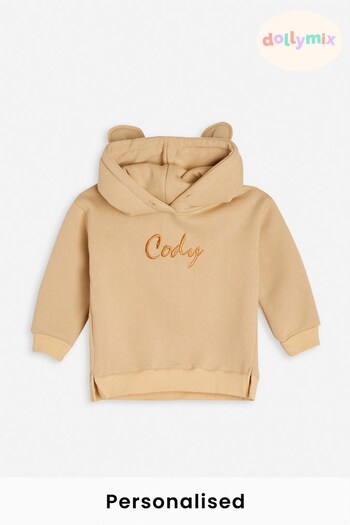 Personalised Embroidered Bunny Ear Hoodie by Dollymix (P57925) | £28