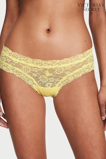 Victoria's Secret Lemon Birthstone Embroidery Cheeky Lace Knickers (P57947) | £14
