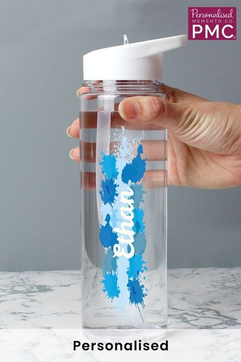 Personalised Splash Water Bottle by PMC (P58220) | £15