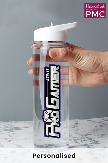 Personalised Pro Gamer Water Bottle by PMC (P58228) | £15