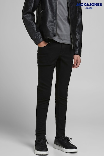 Jack & Jones Junior Black Denim Liam Skinny Jeans (P58712) | £25