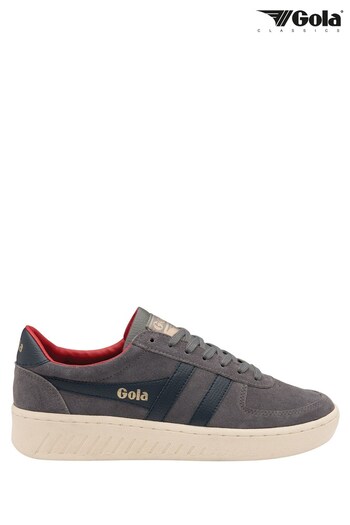 Gola Navy Grandslam Suede Men's Suede Lace-Up Trainers (P60906) | £85