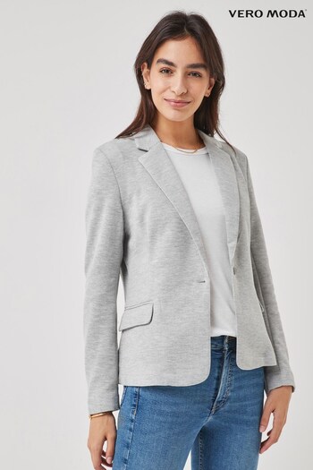Vero Moda Light Grey Fitted Blazer (P61552) | £40