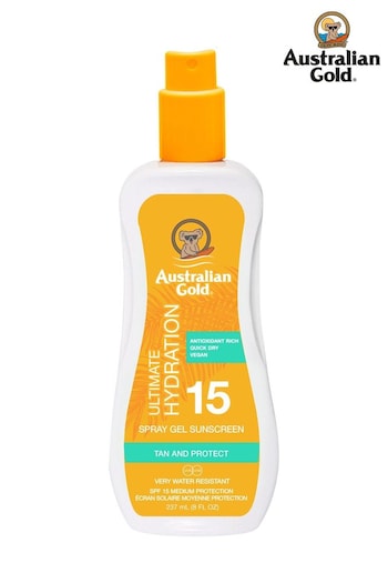 Australian Gold SPF 15 Ultimate Hydration Spray Gel Suncream 237ml (P61629) | £15