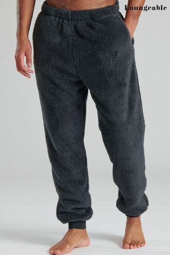 Loungeable Grey Jogger Pants - Mens (P62148) | £24