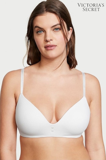Victoria's Secret White Smooth Lightly Lined Non Wired T-Shirt Bra (P62319) | £35