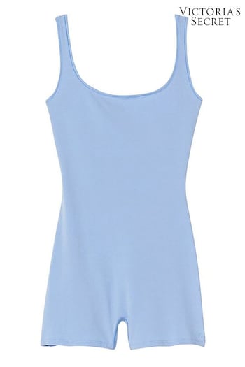 Victoria's Secret Harbor Blue Cotton Playsuit (P62578) | £30