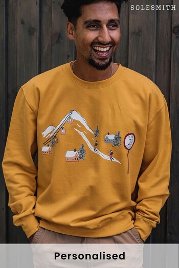 Personalised Ski Landscape Jumper by Solesmith (P63114) | £34