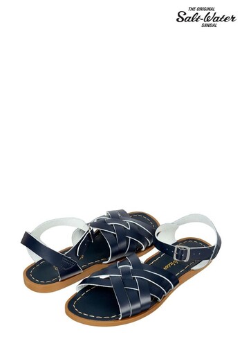 Salt-Water Sandals met Blue The Retro Flat Strappy Sandal (P63450) | £70