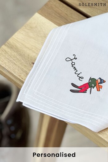 Personalised Ski Handkerchief by Solesmith (P63799) | £15