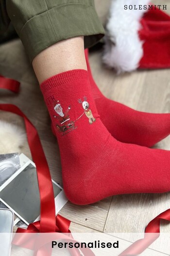 Personalised Dog and Owner Photo Socks by Solesmith (P63801) | £15